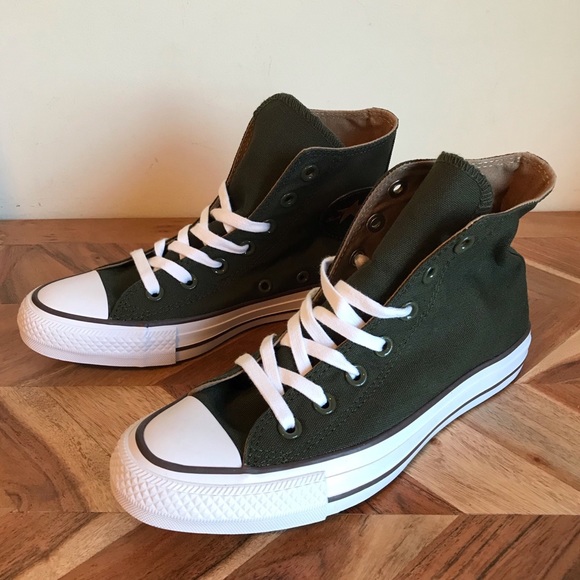 forest green converse high tops